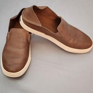 Olukai Women's Size 6 EUC 36 Brown Leather